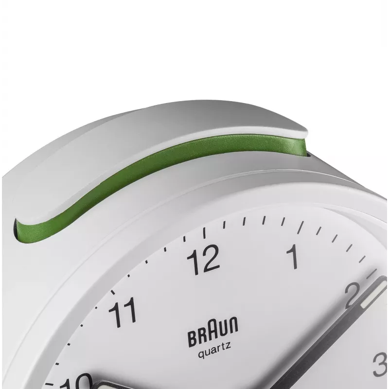 Braun BC12W Despertador de quartzo branco