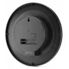 Braun BC 06 B Relógio de parede de quartzo analógico preto relógio de quartzo redondo preto