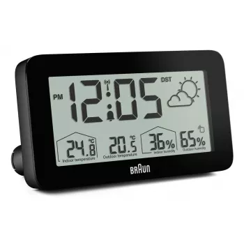 Braun BC13BP-DCF Despertador digital preto