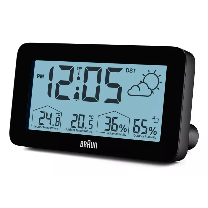 Braun BC13BP-DCF Despertador digital preto