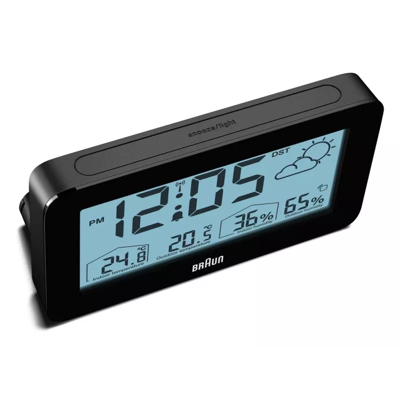 Braun BC13BP-DCF Despertador digital preto