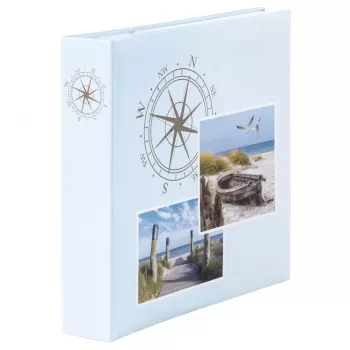 Hama Compass Álbum de fotografias azul, castanho, verde 200 folhas 10 x 15 cm