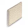 Hama Lovely álbum de fotografias de espiral, 28x24 cm, 50 páginas brancas, bege (00007701)