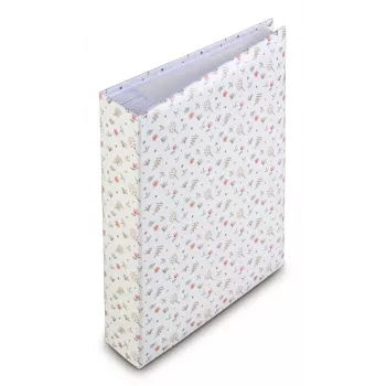 Álbum de fotografias HAMA Floral 10x15 cm para 200 fotografias, páginas de encaixe