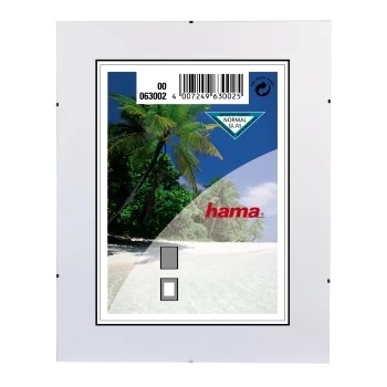 Suporte de fotografias sem moldura HAMA Clip-Fix NG 10,5x15 para fotografias 10,5×15 cm, apresentação sem vidro