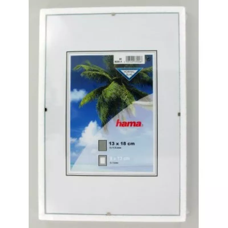 Hama Clip-Fix 13 x 18 Moldura de vidro transparente 9 x 13 cm