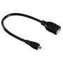 Hama Cabo adaptador USB 2.0 Cabo USB 0,15 m USB A Micro-USB B Preto