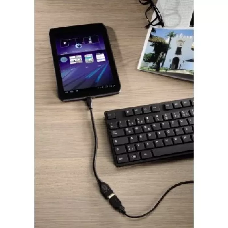 Hama Cabo adaptador USB 2.0 Cabo USB 0,15 m USB A Micro-USB B Preto
