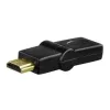 Hama Adaptador compacto ficha HDMI - conector fêmea HDMI, articulável, preto