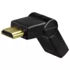 Hama Adaptador compacto ficha HDMI - conector fêmea HDMI, articulável, preto