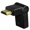 Hama Adaptador compacto ficha HDMI - conector fêmea HDMI, articulável, preto