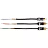 Hama Cabo YUV ProClass, 3 RCA - 3 RCA, metal, 1,5 m Cabo de vídeo componente (YPbPr) 3 x RCA preto