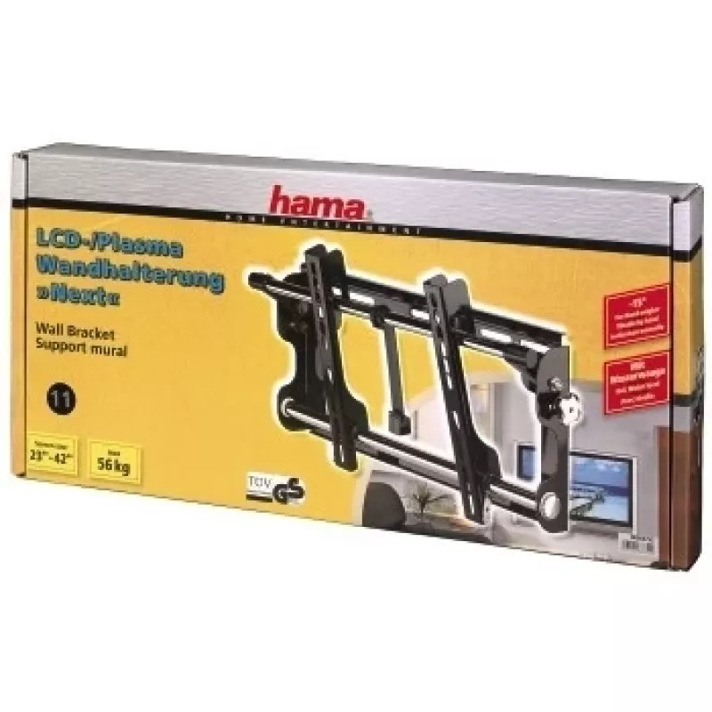 Hama Suporte de parede para plasma/LCD „Next“, VESA 400x200 preto