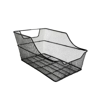 Cesto para bicicleta proFEX 62018 — preto, carga máx. 25 kg