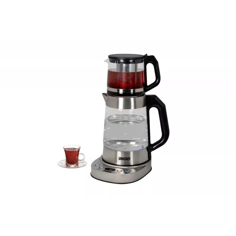 Unold 18215 Samovar Selin chaleira elétrica 1,7 L 1800 W aço inoxidável