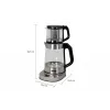 Unold 18215 Samovar Selin chaleira elétrica 1,7 L 1800 W aço inoxidável
