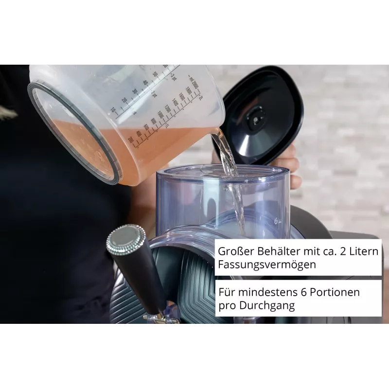 Unold 48956 Sofie 2in1 máquina de raspadinhas e gelado mole, preto