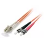 Equip cabo de rede de fibra ótica LC/ST, OS2, 1,0 m