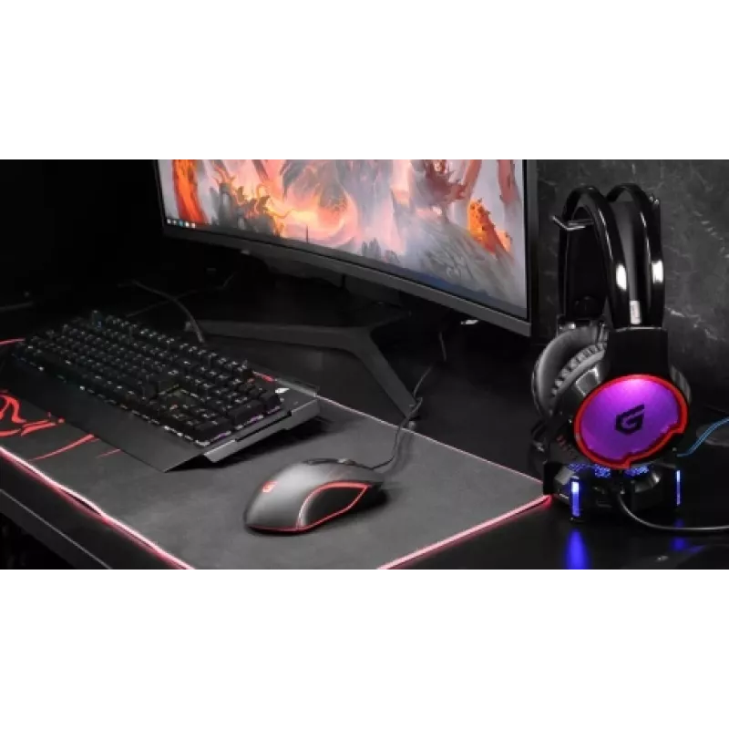 Teclado gaming mecânico Conceptronic KRONIC, RGB, layout alemão