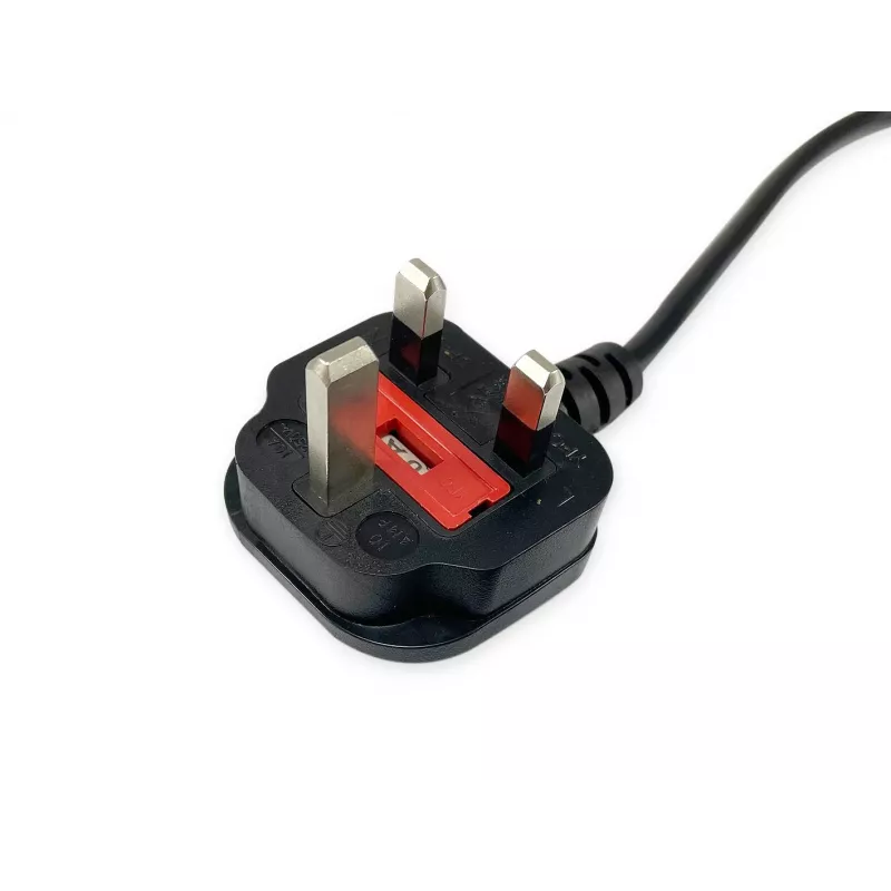 Cabo de alimentação Equip 112300 preto 2 m BS 1363 conector fêmea C13