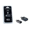 Adaptador Conceptronic DONN04G USB-C para USB A/MicroB OTG pack de 2, 10 Gbit/s (C-A), 480 Mbit/s (C-MicroUSB)