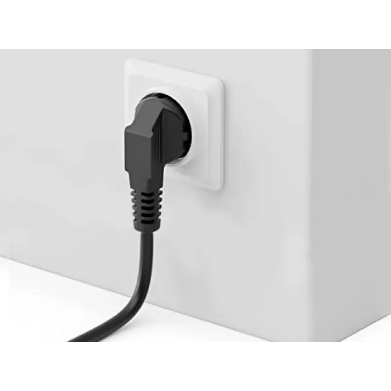 Cabo de alimentação de alta qualidade Equip, C13 para Schuko, 3,0 m, 3 m, IEC C13, CEE7/7, H05VV-F3G, 250 V, 10 A