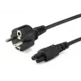 Cabo de alimentação de alta qualidade Equip, C5 para Schuko, 1,8m, 1,8 m, CEE 7/7, IEC C5, H05VV-F3G, 250 V, 2,5 A