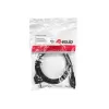 Cabo de alimentação de alta qualidade Equip, C5 para Schuko, 1,8m, 1,8 m, CEE 7/7, IEC C5, H05VV-F3G, 250 V, 2,5 A