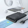 Leitor de cartões Smart-ID de interface dupla Conceptronic BIAN11B, USB 2.0, Near Field Communication (NFC), 1 m, preto, 100 g
