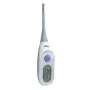 Termómetro digital de contacto corporal Braun PRT2000 azul, branco antebraço