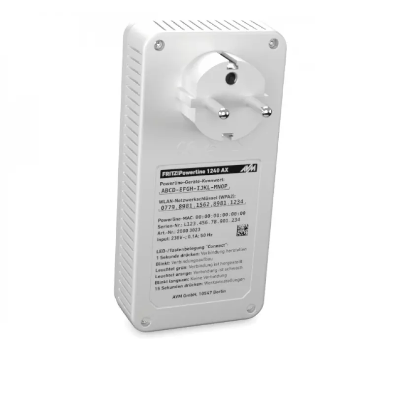 Powerline 1240 AX Conjunto Wi-Fi 1200 Mbit/s Ethernet LAN Wi-Fi branco 2 unid.