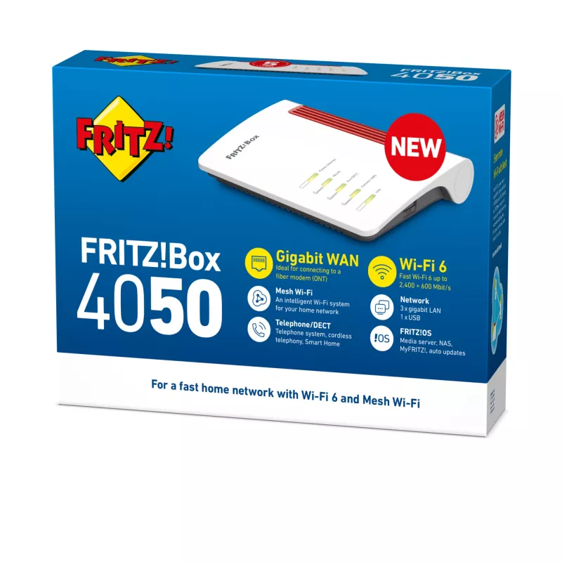 Box 4050 International Router Wi-Fi Dualband (2,4 GHz / 5 GHz)
