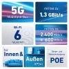 Box FRITZ! 6860 5G Edition International Router Wi-Fi Gigabit Ethernet Dual-Band (2,4 GHz / 5 GHz)