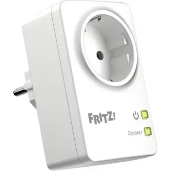 Tomada inteligente FRITZ 20003113 – tomada interior sem fios, 230 V, potência máxima de entrada 1,1 W, branco