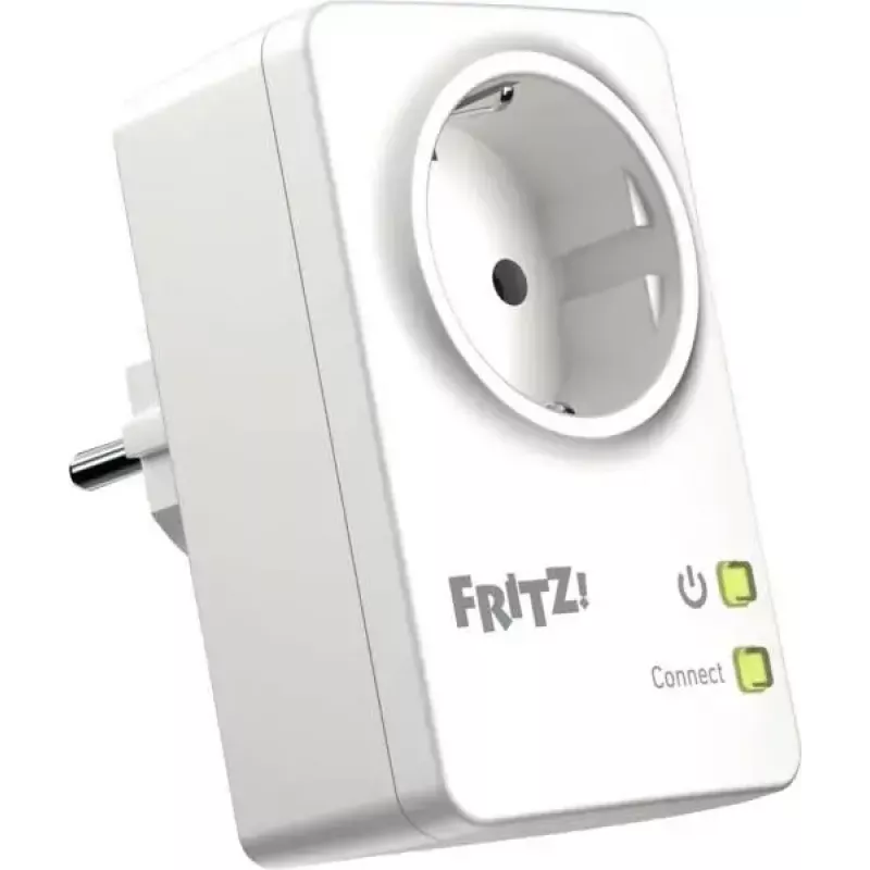 Tomada inteligente FRITZ 20003113 – tomada interior sem fios, 230 V, potência máxima de entrada 1,1 W, branco