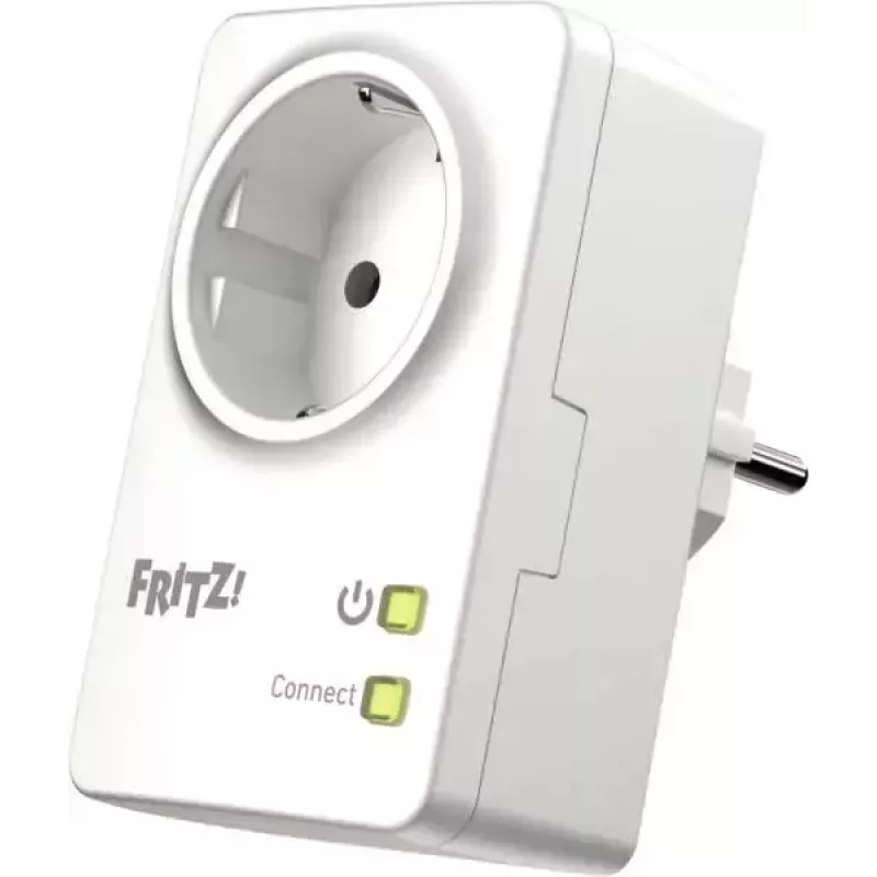 Tomada inteligente FRITZ 20003113 – tomada interior sem fios, 230 V, potência máxima de entrada 1,1 W, branco