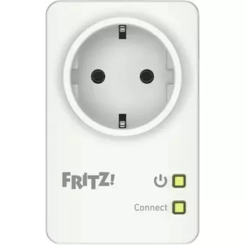 Tomada inteligente FRITZ 20003113 – tomada interior sem fios, 230 V, potência máxima de entrada 1,1 W, branco