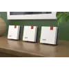 Conjunto Mesh sem fios FRITZ 1700 3-Pack, branco, antenas internas