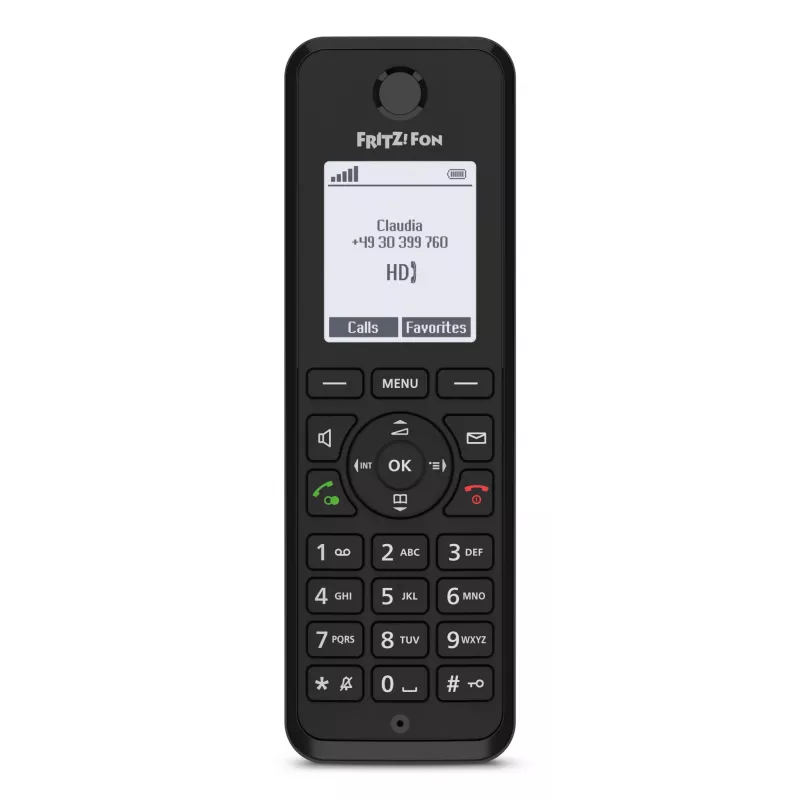 Telefone DECT AVM FRITZ! Fon M3 International — terminal sem fios, identificação de chamadas, alta-voz, 1 terminal, agenda telefónica com 1000 entradas