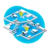 Repeater Mesh Wi-Fi Extender 1600 (FRITZ 1200 AX International) Repeater de rede branco 10, 100, 1000 Mbit/s