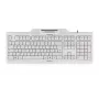 CHERRY KC 1000 SC Teclado com fio USB AZERTY belga branco