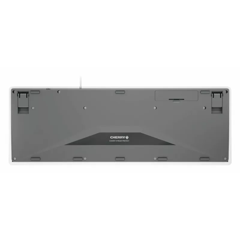 Contour Design STREAM PROTECT, Full-size (100%), com fio, USB, interruptores de tesoura, QWERTY, branco