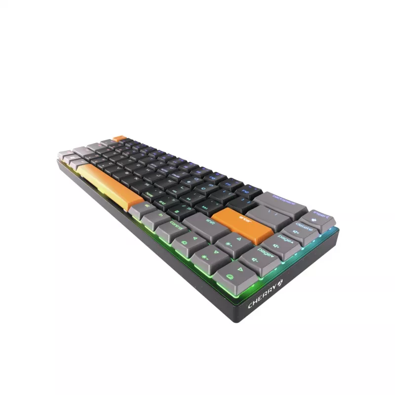 Teclado gaming compacto CHERRY MX-LP 2.1 Wireless RF Wireless + Bluetooth QWERTY US Inglês preto