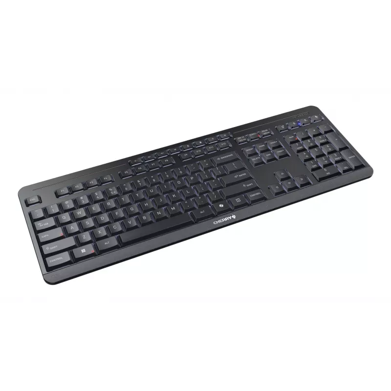 CHERRY Stream desktop ultimate teclado rato incluído Home/Office USB + RF Wireless + Bluetooth QWERTY Inglês preto