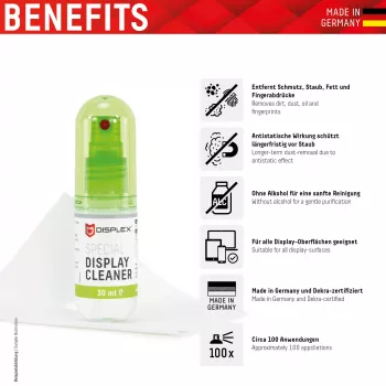 Spray de limpeza de dispositivos Displex Special Display Cleaner