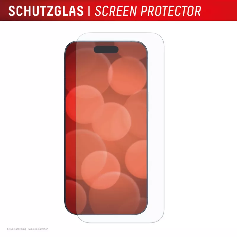 Displex Smart Glass (9H) para Apple iPhone 16 Pro Max, autocolante de montagem, inquebrável