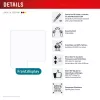 Displex Smart Glass película protetora de ecrã para Samsung Galaxy Z Flip5/Z Flip6 (02024)