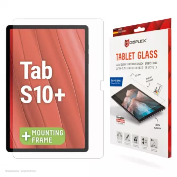 Displex Tablet Glass (9H) para Samsung Galaxy Tab S10+, moldura de montagem Eco, inquebrável
