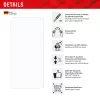 Displex Smart Glass (9H) para Samsung Galaxy A36, autocolante de montagem, inquebrável