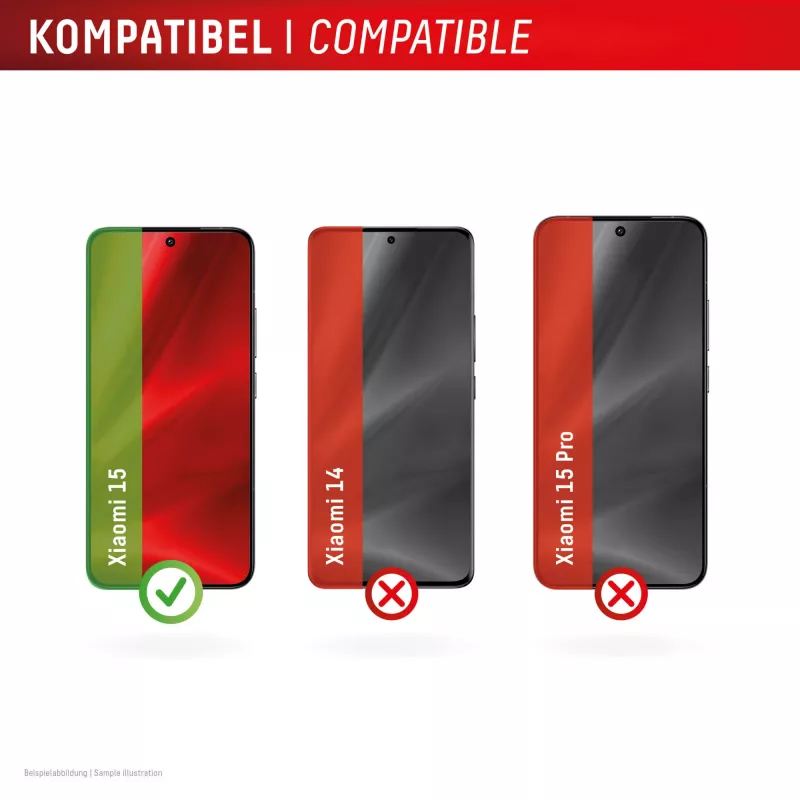 Displex película protetora de ecrã (10H) para Xiaomi 15, moldura de montagem Eco, anti-riscos